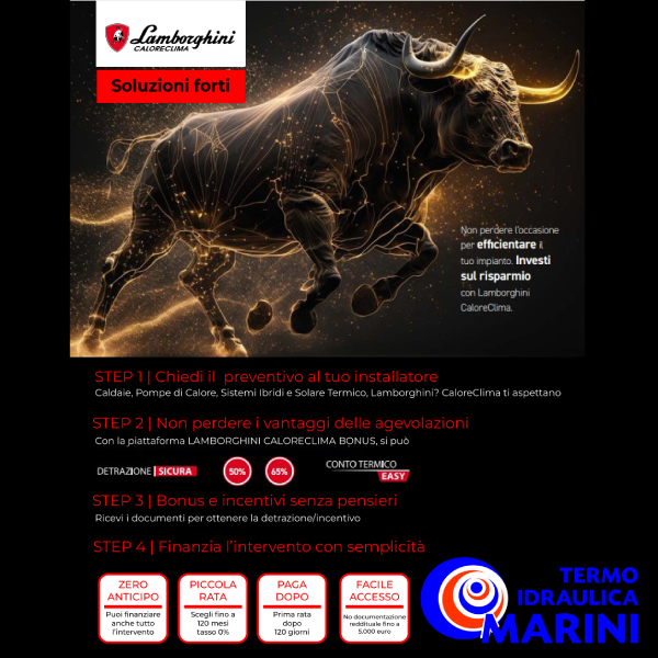 offerta termoidrauilca spoleto su caldaie a condensazione lamborghini