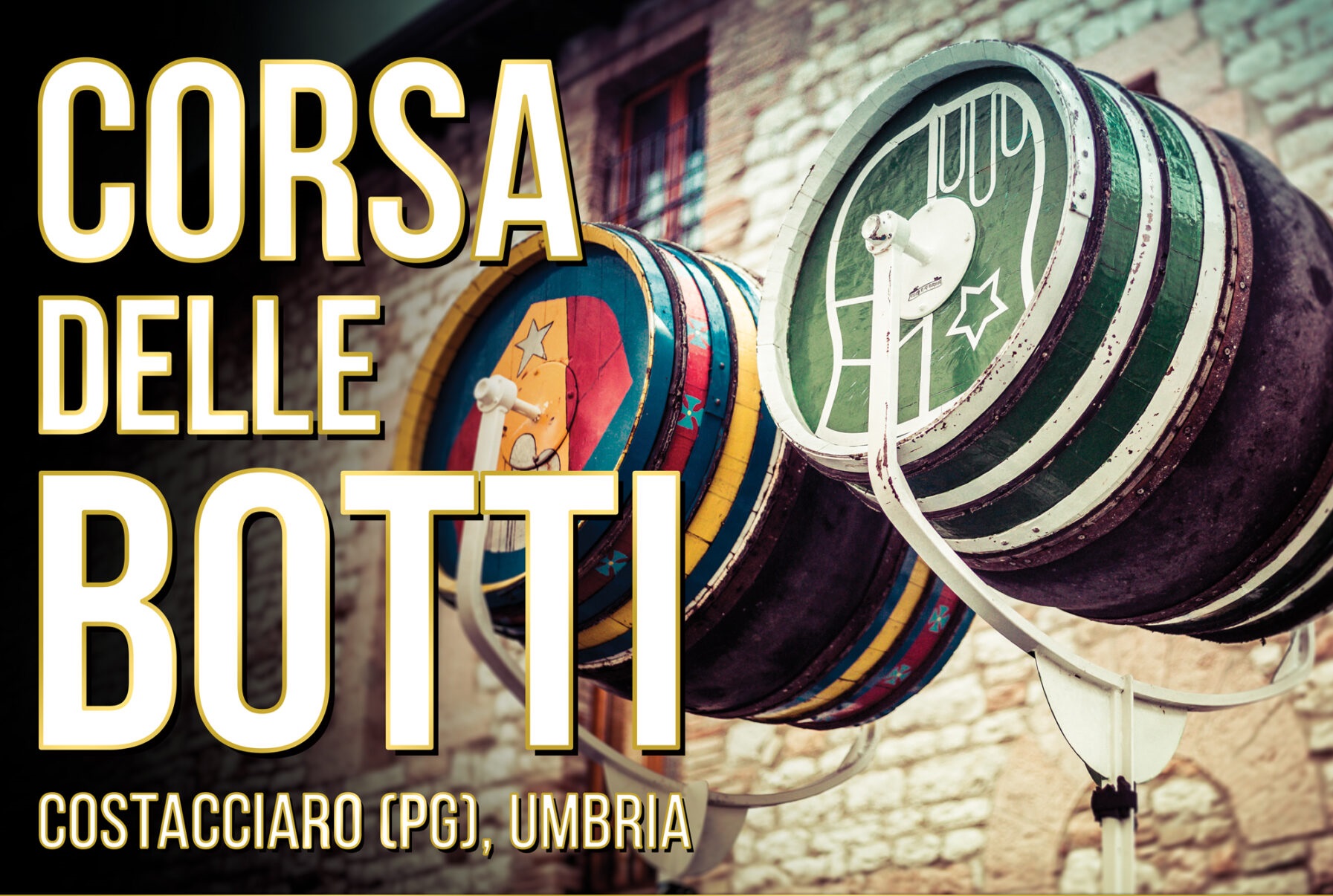 Vaporetti che corrono a Spoleto e suggeriscono corse pazze Umbria